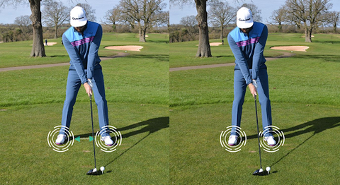 golf driving tips: how to widen your golf stance 