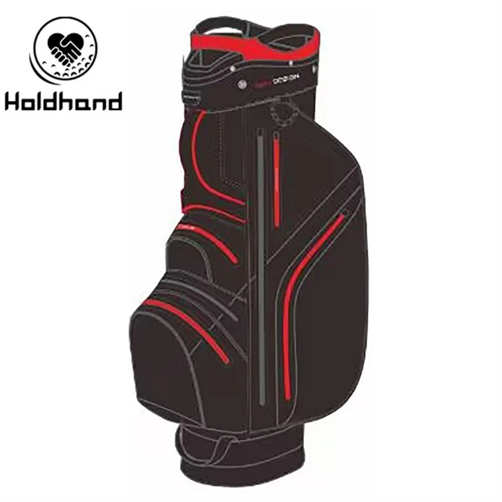 Pu Leather Design 7-way Durable Golf Cart Bag Fashion Customize OEM suppliers