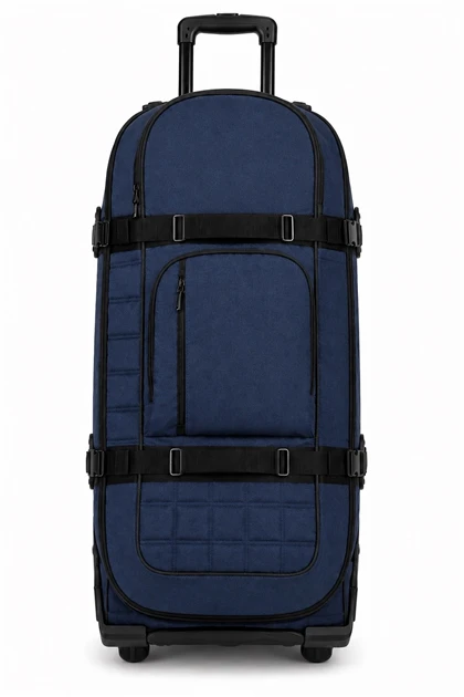 Sac à roulettes bleu marine