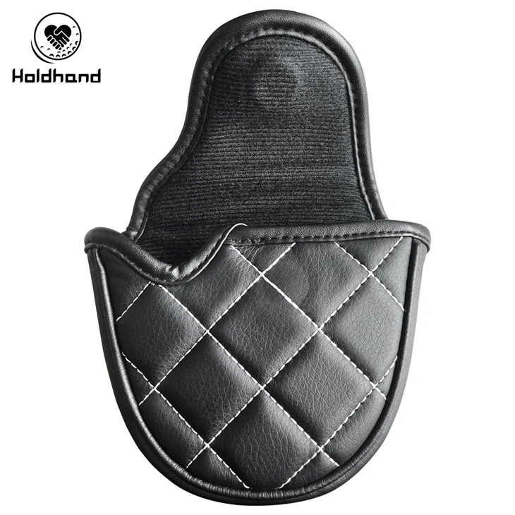 Protection sur mesure du club de golf : couvre-chef en cuir PU floral avec logo