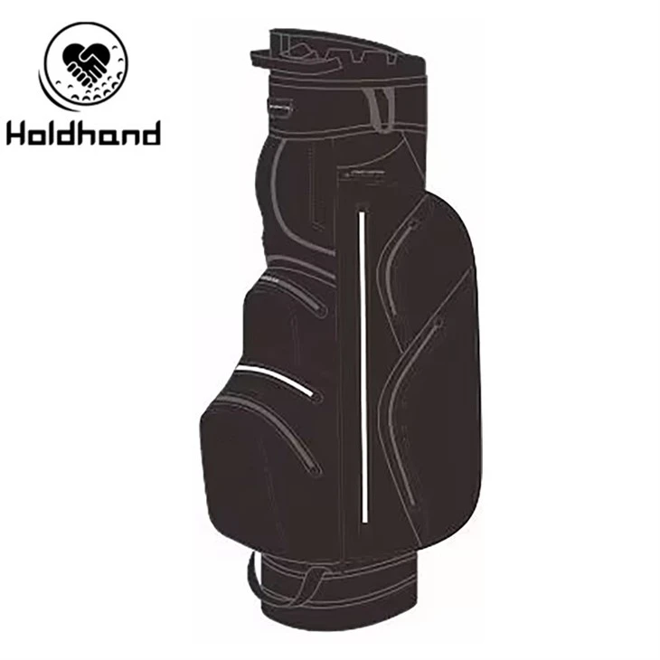 Wholesale Custom PU Leather Golf Cart Bags Lightweight Waterproof Golf Bag