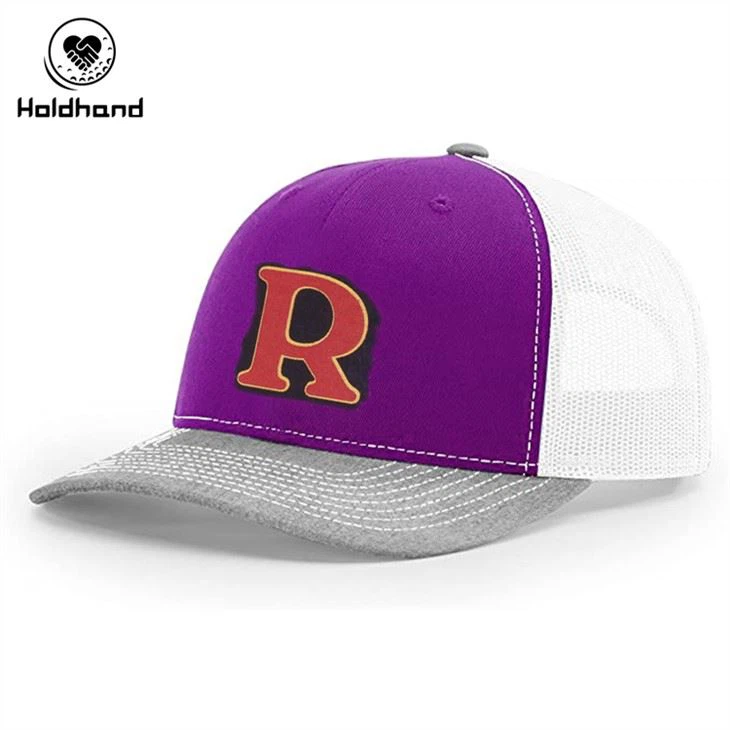 CASQUETTE DE GOLF DE BASEBALL À 5 PANNEAUX Conception de lettres personnalisées Style jeunesse