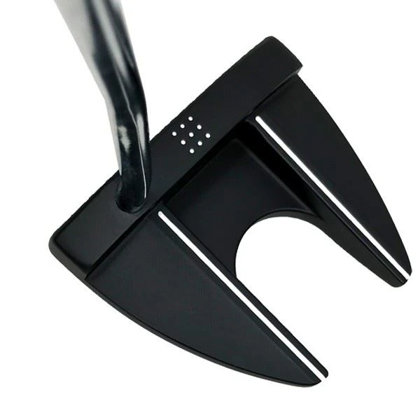 Mallet Golf Putter Head With Black Coating Zinc Alloy Golf Putter Head