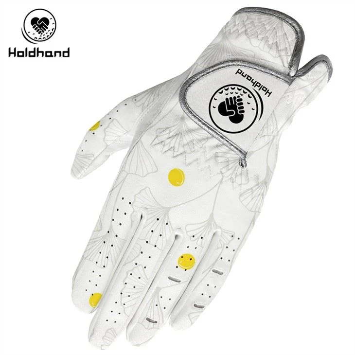 Produits populaires LOGO de marque OEM Fashional Design PU Gants de golf en cuir pur